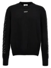Off-white Regular Fit Jersey With Distinctive Logo And Textured Detailing