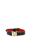 Valentino Vlogo Leather Bracelet