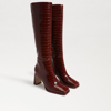 Sam Edelman Issabel Knee High Boot In Red