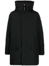 Canada Goose Langford Cotton Blend Down Parka In Black
