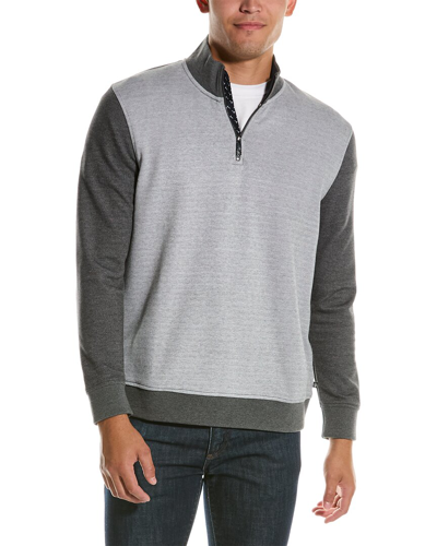 Ted Baker Meritts Half-zip Pullover In Gray