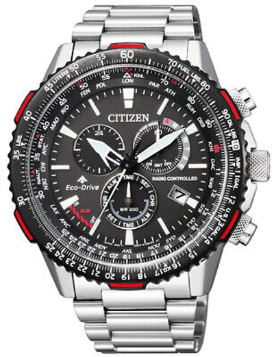 Pre-owned Citizen Promaster Sky Cb5001-57e Eco-drive Radio Watch Direct Flight From Japan