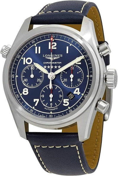 Pre-owned Longines Spirit Automatic Chronograph Automatic 42mm Men's Watch L3.820.4.93.0