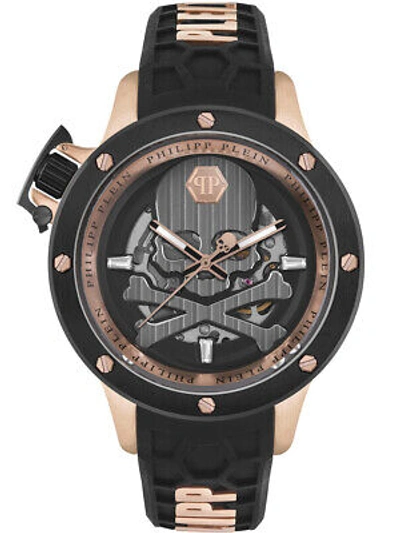 Pre-owned Philipp Plein Pwuaa0623 Hyper Sport Automatic Mens Watch 46mm