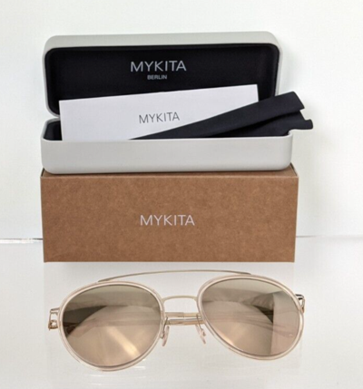 Pre-owned Mykita Brand Authentic  Lite Sun Meri Col 902 54mm Frame In Grey & Flash Mirror