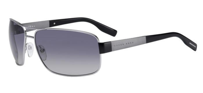 Pre-owned Hugo Boss Sunglasses 0521/s Ofr (wj) Ruthenium Semi-matte
