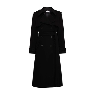 Chloé Double-breasted Trench Coat In Black