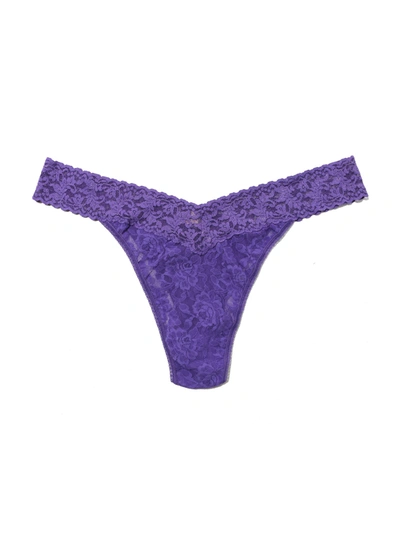 Hanky Panky Signature Lace Original Rise Thong Wild Violet Purple