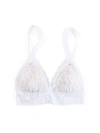 Hanky Panky Signature Lace Padded Crossover Bralette In White