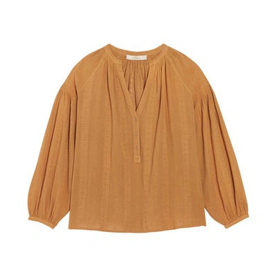 Vanessa Bruno Nipoa Blouse In Biscuit