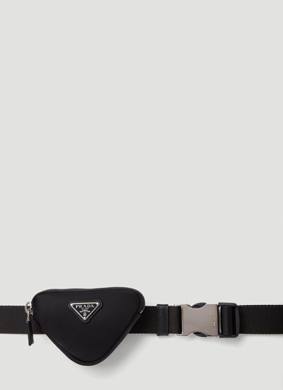 Prada Women Nastro Belt Bag In Black
