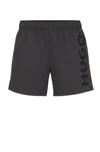 Hugo Boss Hugo Abas Swim Shorts Grey In Dark Grey