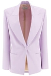 Magda Butrym Single-breasted Blazer In Purple