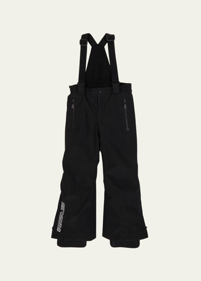 Moncler Kids' Girl's Grenoble Ski Trousers In Black