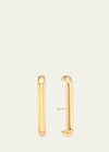 JOLLY BIJOU 14K GOLD BARRE EARLOBE WRAP EARRINGS