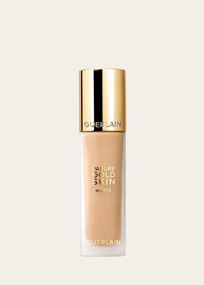 Guerlain Parure Gold Skin Matte Fluid Foundation 1.2 oz In 3w Warm