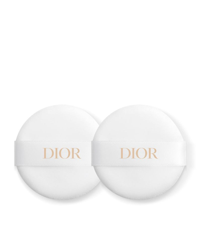 Dior Forever Cushion Powder Applicator (pack Of 2) In White