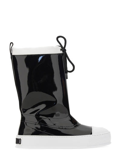 MOSCHINO BOOT WITH LOGO