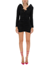 Magda Butrym Women's Dress With Ruffles In Black