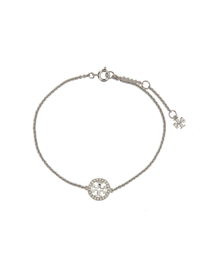 Tory Burch Miller Chain Bracelet In Silver