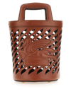 Etro Bag With Logo In Buff
