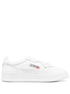 AUTRY MEDALIST LOW SNEAKERS IN WHITE LEATHER