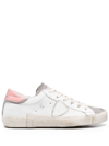 PHILIPPE MODEL PARIS LOW SNEAKERS - WHITE AND GREY