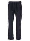 Herno Resort Hose In Wildlederoptik - Male Hosen Resort-blau Xxl In Blue