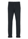 Dondup Gaubert Stretch Cotton Trousers In Blue