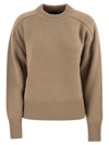 Canada Goose Baysville Wool Crewneck Sweater In Camel