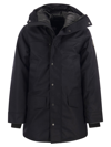 Canada Goose Langford Hooded Down Parka In Navy