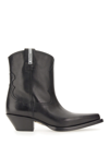 Premiata Black Leather Ankle In Black