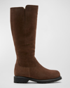 La Canadienne Helene Genuine Shearling Waterproof Boot In Brunette