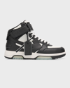 Off-white Off White Out Of Office Mid Top Sneakers Men In Black