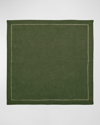 Kim Seybert Napkin Classic, Olive In Multi