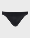 Hom Men's Sea Life Swim Micro Briefs In Black