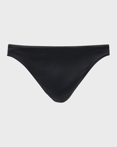 Hom Men's Sea Life Swim Micro Briefs In Black