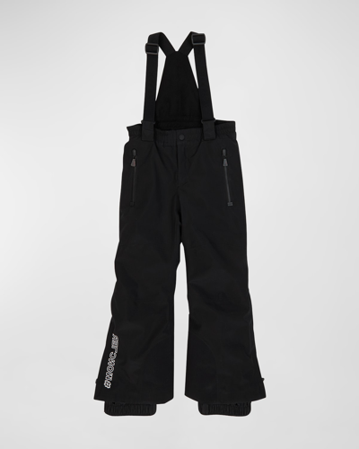 Moncler Kids' Girl's Grenoble Ski Trousers In Black