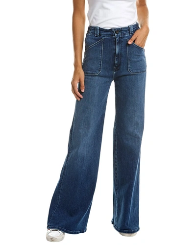 Mother The Elbow Grease Roller Sneak Jeans In Blue