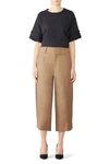 See By Chloé Adjustable Button Trousers In Brown In Brown