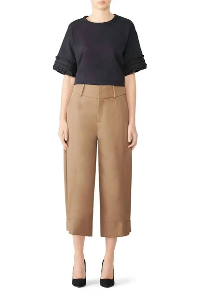 See By Chloé Adjustable Button Trousers In Brown