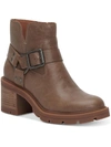 LUCKY BRAND SLYVIN WOMENS LEATHER ZIPPER BOOTIES