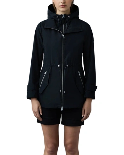 Mackage Melany Rain Parka In Black