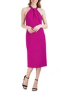 Julia Jordan Twist Neck Sheath Dress In Red