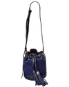 SEE BY CHLOÉ VICKI SMALL LEATHER BUCKET BAG