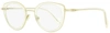 Moncler Cat Eye Glasses In Gold