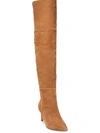 COLE HAAN VANDAM WOMENS SUEDE POINTED OVER-THE-KNEE BOOTS