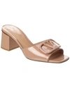 Valentino Garavani Womens Blush Vlogo 60 Patent Leather Heeled Mules In Pink