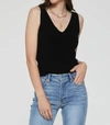 ANOTHER LOVE NOA SWEATER TANK IN BLACK