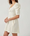 Free People Cheyenne Denim Minidress In Multi